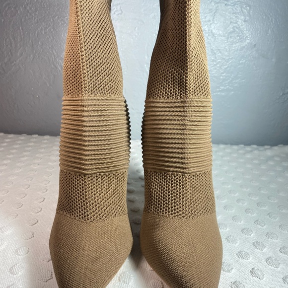 Cape Robbin Chantria Women's Sock Bootie Tan - Picture 2 of 16